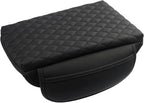 Shademax Center Console Cover Custom Fit for Hyundai Santa Cruz 2022 2023 2024 2025 2026 Armrest Cover Cushion Pad Santa Cruz Accessories PU Leather Armrest Seat Box Protector with Pockets Storage Bag