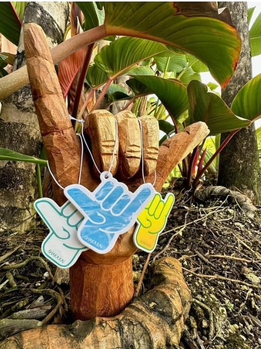 Shaka Kai Fresh Air Freshener Surf Wax Scents Long Lasting Great Smell Car, Boat, Rv- Coconut 6 Pack