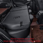 coverdream Forester Car Seat Covers Custom Fit for 2009-2013 Subaru Forester Seat Covers,Rear Seat W/Cup Holder,Full Coverage Waterproof Leather Seat Protector(Full Set,Black/Red)