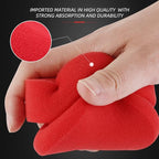 SPTA Tire Shine Applicator, 6Pcs Foam Applicator Pads, Round Shape Side Pressing Hand Polishing Sponge Pads Kit Tire Shine Applicator Pad Tire Dressing Applicator Pad for Applying Tire Shine