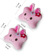 Sexysamba Car Headrest Pillow,Cartoon Neck Pillow for Car,Comfortable Soft Car Seat Pillow for Driving,Head Rest Cushion,Cute Neck Pillow for Travelling and Home 2Pcs (Pink Rabbit)