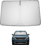 Proadsy Windshield Sun Shade for Kia Carnival 2022-2025 2026 4-Layer Foldable Front Sunshade Protector Sun Visor Blocks UV Rays Keep Car Cooler Accessories