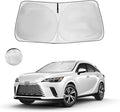 Windshield Sun Shade Fit 2026 2025 2024 2023 2022 Lexus NX NX250 NX350 NX350h NX450h+ Foldable Front Window Sunshade Accessories Sun Visor UV Protector Heat Shield Window Cover