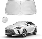 Windshield Sun Shade Fit 2026 2025 2024 2023 2022 Lexus NX NX250 NX350 NX350h NX450h+ Foldable Front Window Sunshade Accessories Sun Visor UV Protector Heat Shield Window Cover