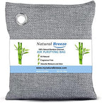 Natural-Breeze Bamboo Activated Charcoal Air Purifying Bags -5 Packs of 200g (NB300-5Pks)