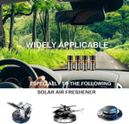 Helicopter Solar Car Air Freshener Refill Set, Solar Essential Oil Refill Perfume Oil for Car Air Fresheners(4 Packs)