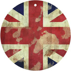 6 Pcs Car Air Fresheners Hanging Scented Cards for Car Fresheners Vintage Union Jack British Flag Car Aromatherapy Tablets Funny Hanging Air Freshener for Car Rearview Mirror Pendant