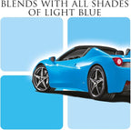 Car Gods Iris Custom Color Light Blue 3-in-1 Polish Wax Color Restorer & Scratch Remover, 17fl Oz - 16 Colors Available