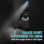Cordless Vacuum for Makita 18V Battery, 5 in 1 Handheld Electric Vacuum Cleaner with 500W Powerful Motor, 46 CFM Portable Hand Vacuum with Filtration HEPA for Floor, Carpet, Car (Battery Not Included)