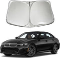 Car Windshield Sun Shade Sunshade Compatible With BMW 3-Series 328i 335i 320i 330i 325i F30 F31 M3 E60 E61 2026 2025 2024 2023 2022 2021-2013 Accessories, Foldable Car Front Window Sun Shield