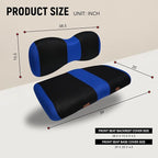 Golf Cart Front Seat Covers for Yamaha G29/drive Drive 2 2007+, Durable Polyester Fabric Yamaha G29 Seat Covers, Breathable Washable