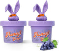 Diffusers for Home Grape Scent 2 Pack, Bathroom Diffuser Cute Bunny Shape for Office, Air Freshener Diffuser Gel Leak-Proof Car & Room, Bathroom Scent Diffuser Gift for Friends and Family