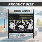 Mountain Flag Car Roof Storage Bag Multi-Purpose Seat Organizer Premium Car Seat Organizer Vehicle Passenger Seat Organization and Storage for Kids Adults Pets Items