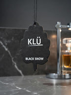 KLÜ Leaf Car Air Freshener I Long Lasting Scent for Auto or Home (25 Pack) Black Snow