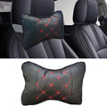 1PCS Car Neck Pillow, Breathable Car Head Neck Rest Cushion, Soft Pillow for Relieving Stiffness, Comfort Car Seat Neck Support Pillow (Black/Red)