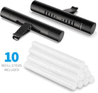 iPick Image for Dodge Scat-Pack Full Color Car AC Vent Air Freshener Black Clip with adjustable window and 10 Refill Sticks, Official Licensed