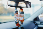 Sorority Shop DZ Retro Air Freshener - Delta Zeta Bubblegum Scented Air Freshener – Sorority Retro Design Air Freshener for Car or Dorm– Sorority Gift, Charm Paraphernalia