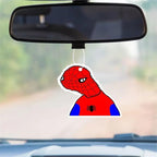 Rawan 4 Pack Car Air Freshener SpiderMan, Cute Car Accessories for Women, Men & Kids, Funny Decor Hanging Fresheners, Perfect for