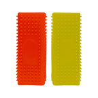 2pcs Pet Hair Remover, Dog Cat Block Roller Cleaner, Car Carpet Cleaner Brush for Small Animals, Pet Hair Removal Tool for Interior, Furniture, Sofa, Car Seat(Yellow+Orange)