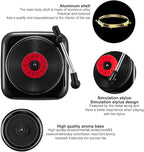 Car Record Player Air Diffusers Car Scents Air Freshener for Air Conditioning Outlet Clop Vent Clips Black, Mens Car Accessories