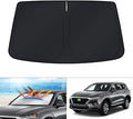KUST Windshield Sun Shade for Hyundai Santa Fe 2019 2020 2021 2022 2023 Accessories Sunshade Sun Protector Foldable Block UV Rays Keep Car Cooler