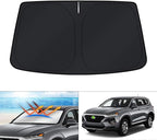 KUST Windshield Sun Shade for Hyundai Santa Fe 2019 2020 2021 2022 2023 Accessories Sunshade Sun Protector Foldable Block UV Rays Keep Car Cooler