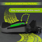 Large Truck Seat Cushion for Truck Driver Seat Cushion - Upgraded Back Support, CertiPUR-US® Certified - Thick Memory Foam, Pain Relief for Hours of Driving, Trucker Approved Big Rig - Black