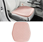 Gel Car Seat Cushion, Non-Slip & Comfortable Automotive Chair Protector Pad for Driving, Breathable Vehicle Interior Mat Cover Accessories, Universal for SUV Sedan Truck (Pink)