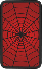 Red Spider Web Auto Center Console Cover Pad Car Armrest Seat Box Cover Cushion Universal for Most Vehicle SUV Truck Car Accessories Decor