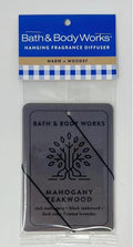 Bath and Body Works Hanging Fragrance Car Diffuser - Pack of 1 (Mahogany Teakwood)