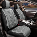 TTX LIGHTING Car Seat Covers fit for Kia Sorento 2007-2026 Full Set: Premium Leather Automotive Seat Cover with Airbag Compatible Waterproof (5 Seats, Black & Gray)