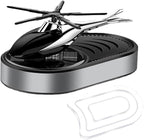 Solar Powered Helicopter Air Freshener For Car Long Lasting Fragrances Diffusers Ornament Car Decoration For Auto Dashboard Perfumes Decoration Stress Relieving Car Accessory Unique Car Perfumes