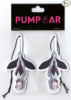 PumpCar 2 pieces spidey gwen double-sided hanging cartoon cherry-scented funny car air freshener Cool spider hanging for rearview mirror Car Interior Accessories Gifts