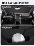Proadsy 2026 Upgrade Front Windshield Sun Shade Foldable Sunshade Protector Custom Fit 2015-2020 Tahoe SUV Accessories