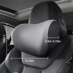 2 Pack Car Headrest Pillow for Neck Support,Memory Foam Neck Rest Cushion, Breathable Removable Cover & Ergonomic Design, for Driving Comfort, Neck Pain Relief, Travel