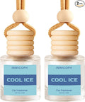 Car Air Freshener Diffuser Hanging, Cool Ice Fragrance Oil
