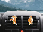WIRESTER Fresh Scented Car Air Freshener Vent Clip, Decorative Accessories, Interior Decoration for Cars - Cute Animal Butt, Cute Dog Cat, Dog Butt Looking Back, Dog Lying