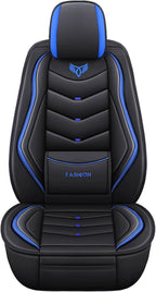 Car Seat Covers Full Set,Automotive seat Covers for Cars,Waterproof Leather seat Covers with Fixed Lumbar Support,Universal Fit for Most Cars,SUV,Trucks and Sedans