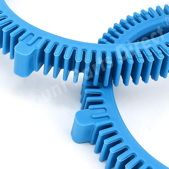 2 Pack 896584000-143 Blue Front Tire Kit with Super Hump – Compatible with Hayward Poolvergnuegen 2X & 4X Pool Cleaners, Phoenix Series – Durable Front Wheel Replacement for Smooth Pool Cleaning