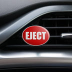 Red Eject Button Design Funny Car Air Freshener Vent Clip