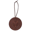 Circle Y Air Freshener - Genuine Leather Car Trailer Barn Hanging Long-Lasting Freshener - Round - Warm Sugar