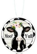 Rawan Car Air Freshener, Funny Cow Car Accessories, Hanging Fresheners for