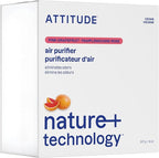 ATTITUDE Odor Eliminator with Activated Carbon, Plant-Based Air Purifier, Vegan, Pink Grapefruit Scent, 8 Ounces
