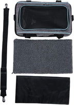 Vceoa 17.5x11x11 Inches Cat, Dog Carrier for Pets Up to 16 Lbs, Soft-Sided Cat Bag Animal Carriers Travel Puppy Carry As a Toy of Fabric Pet Home