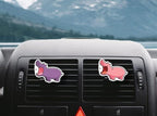 WIRESTER Fresh Scented Car Air Freshener Vent Clip, Decorative Accessories, Interior Decoration for Cars - Cow Cute, Fish, Baby Horse, Flower, Heart