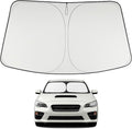 Proadsy 2026 Upgrade Windshield Sun Shade Custom Fit 2008-2014 WRX Foldable Front Sunshade Protector Sun Visor Blocks UV Rays Keep Car Cooler
