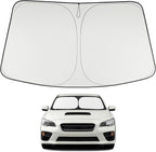Proadsy 2026 Upgrade Windshield Sun Shade Custom Fit 2008-2014 WRX Foldable Front Sunshade Protector Sun Visor Blocks UV Rays Keep Car Cooler
