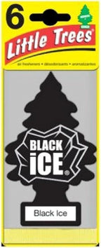 Little Trees Air Freshener | Vent Wrap pack of 4 | 1 Bottle Little Tree Spray | 6 Little tree Hanging Tree For Home, Trucks, RV, Van or car AHSR Products bundle + Bonus AHSR Air Freshener (Black Ice)