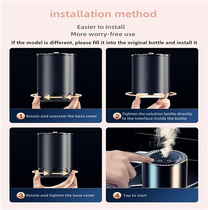 50ML Smart Car Air Fresheners Refill JK577/579 Dedicated Perfume Refill Car Diffuser Refill Can be Used for 3-5Months Made with Natural Plant Extracts(Charm Encounter)