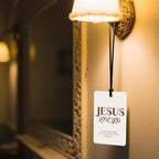 Christian Scripture Car Air Freshener 4Pcs, Trendy Leopard Hanging Scents,Retro Coquette Cheetah Prints Gift Air Freshener Hanging in Car Wardrobe Drawer or Book.
